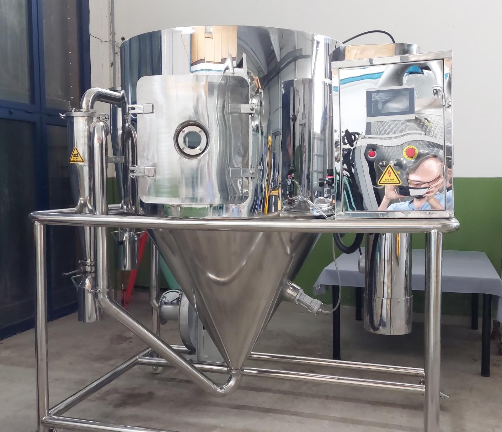 Atomizzatore per lotti sperimentali
